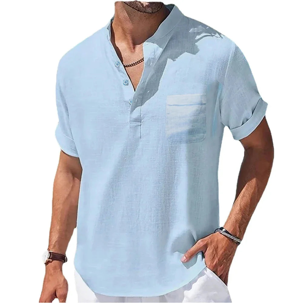 Camisas Masculinas Linho
