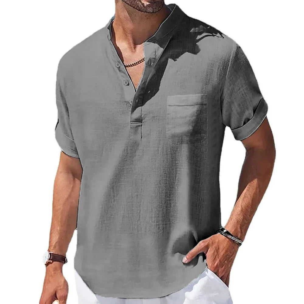 Camisas Masculinas Linho