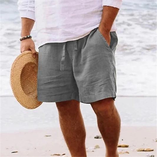 Plus Size Summer Mens Linen