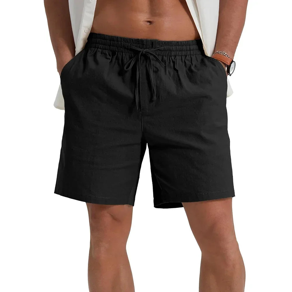 Calções de Linho Verão